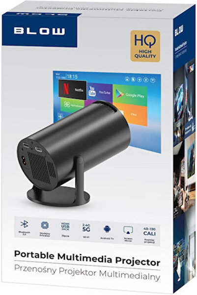 Blow Μίνι Προβολέας LCD LED με Wi-Fi και Ενσωματωμένα Ηχεία 79-705