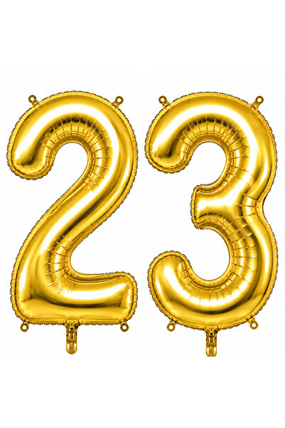 BeySüS 23 Foil Balloons Gold Color (36 cm)