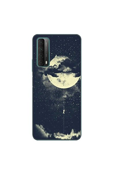 OEM Husa compatibila cu Huawei P Smart 2021 Silicon Gel Tpu Model Moon Climbing