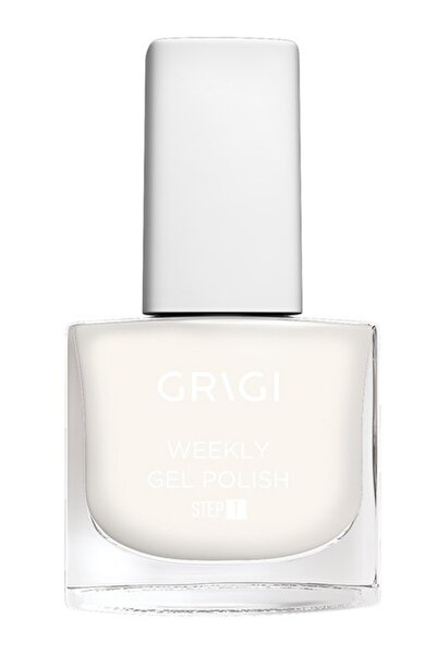 Grigi WEEKLY GEL POLISH STEP 1 600 SNOW White 12ML