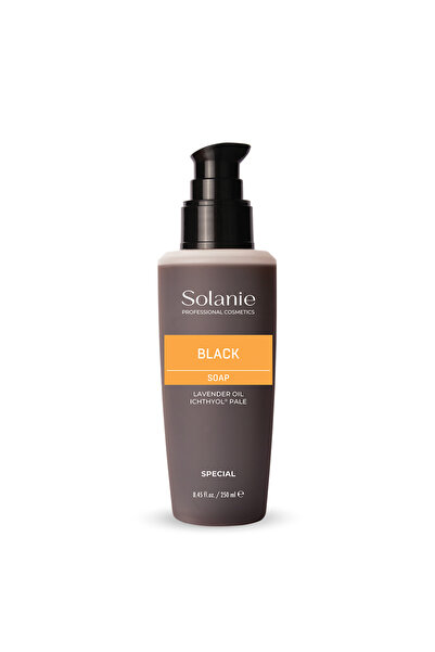 Solanie Black soap with ichthyol - 250 ml