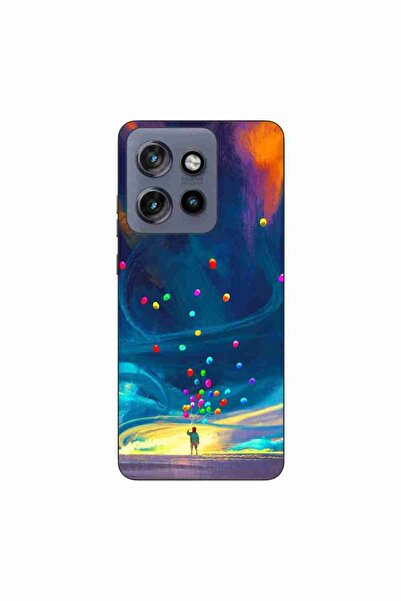 OEM Husa compatibila cu Motorola Edge 50 Neo Silicon Gel Tpu Model Baloane Un...