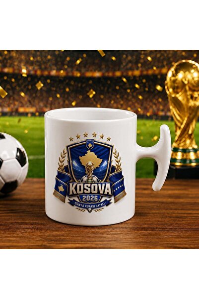 Bk Gift كأس هامر بتصميم كأس العالم لكرة القدم بتصميم مشجعي كوسوفا -3