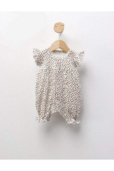 MiniKids Salopeta vara Muratbaby alb-leopard