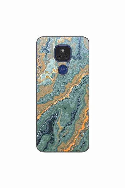 OEM Husa compatibila cu Motorola Moto E7 Plus Silicon Gel Tpu Model Forest Fl...