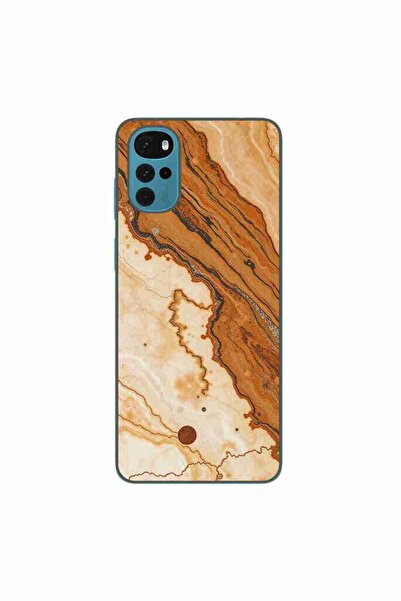 OEM Husa compatibila cu Motorola Moto G22 Silicon Gel Tpu Model Caramel Marbl...