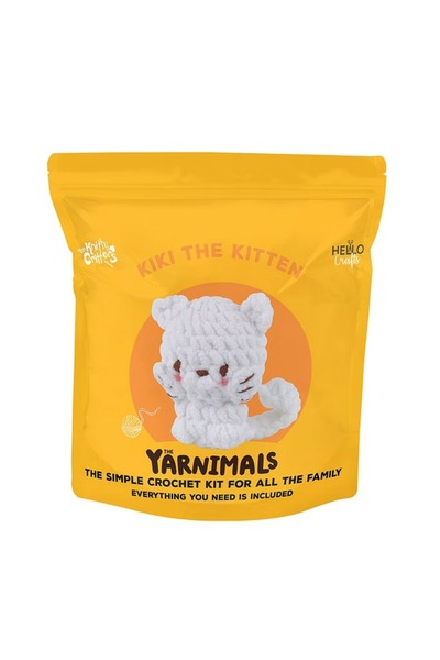 Hello Craft BakGelAl Amigurumi Kedi Yapım Kiti Başlangıç Seviyesi Tığ Örgü Se...