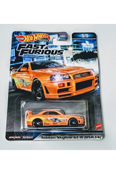Hotwhells Fast And Furious Premium Nissan Skyline Gtr-34