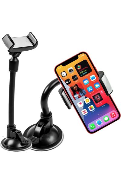 Mardil Suport telefon auto cu ventuză și clemă, universal, prindere sigură pe...