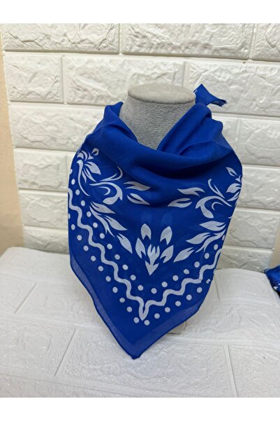 sema aksesuar Leaf and Polka Dot Patterned Scarf Bandana - Gift