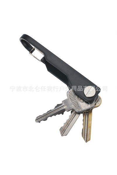 OEM Breloc de chei tip carabina negru rezistent