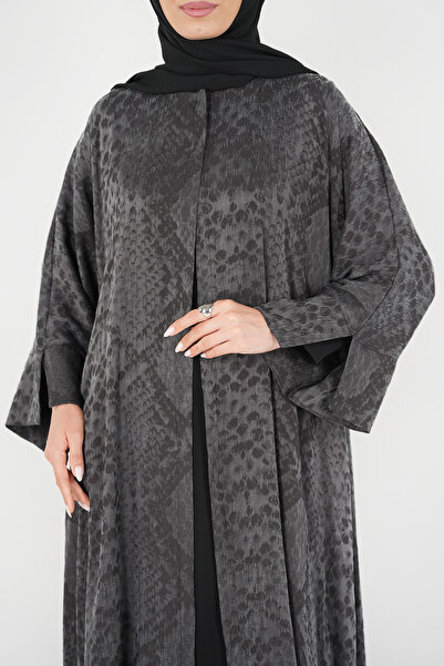 BukrinaCo Füme ipek kupra abaya ferace