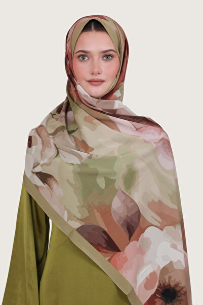 b blueberry italia Bursa Silk Shawl - Sapphire Garden Series -