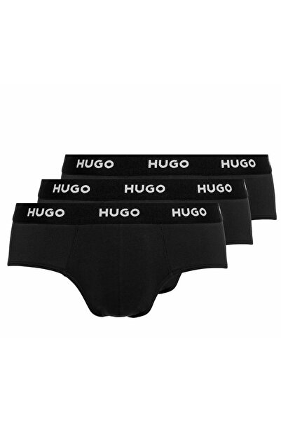 HUGO Ανδρικό Σετ Σλιπ 3 Τεμαχίων Μαύρα 50469763-001
