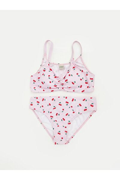 LC Waikiki Cherry Printed Girls' Bikini