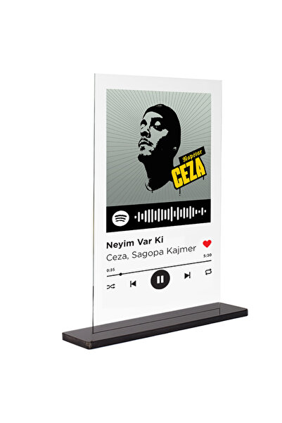 Binbirürün Spotify Plak - Neyim Var Ki / Ceza, Sagopa Kajmer 15x20cm