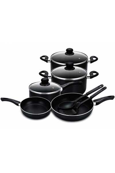 Olympia PFOA-Free Non-Stick Cookware Set – 10 Pieces for Healthy Home Cooking
