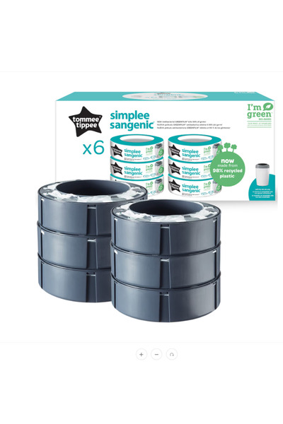 tommee tippee Set 6 rezerve pentru cos scutece Simplee