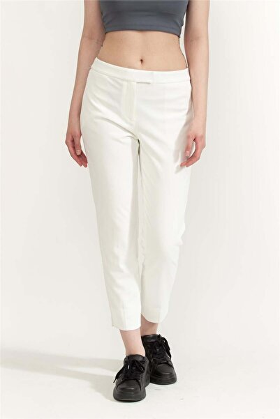 Dkny Kadın Chino Pantolon Fil Dişi
