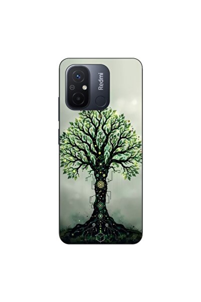 OEM Husa compatibila cu Xiaomi Redmi 12C Silicon Gel Tpu Model Mystical Tree