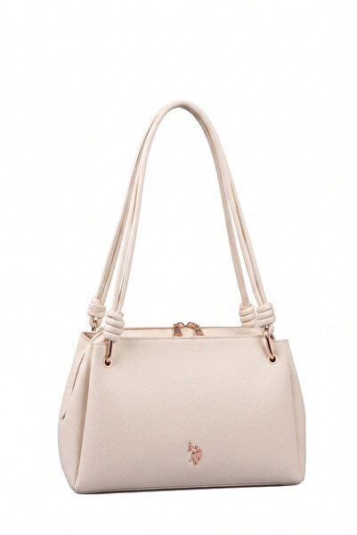 U.S. Polo Assn. U.S. Polo Assn., SHOULDER BAG, CREAM, with logo, for women
