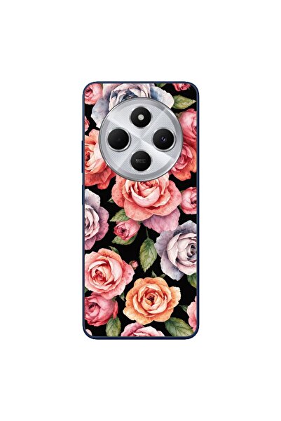 OEM Husa compatibila cu Xiaomi Redmi 14C Silicon Gel Tpu Model Colorfull Rose...