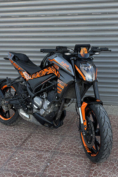 Banxtre CFMOTO NK250 için Tribal Detaylı Komple Jant ve Grenajlar için Sticke...