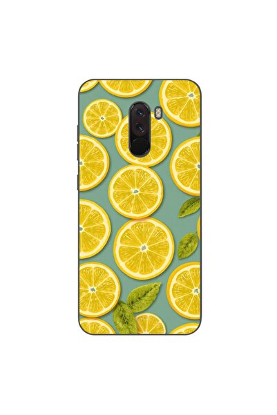OEM Husa compatibila cu Xiaomi Pocophone F1 Silicon Gel Tpu Model Summer Lemo...