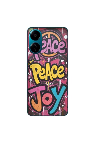 OEM Husa compatibila cu Xiaomi Redmi 13C 4G Silicon Gel Tpu Model Peace and J...