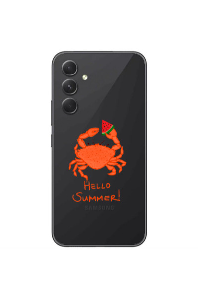 Other Samsung Galaxy A05s Hello Summer! Transparent Silicone TPU Θήκη