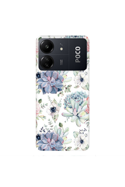 Other Xiaomi Poco C65 Flower 56 Transparent Silicone TPU Θήκη