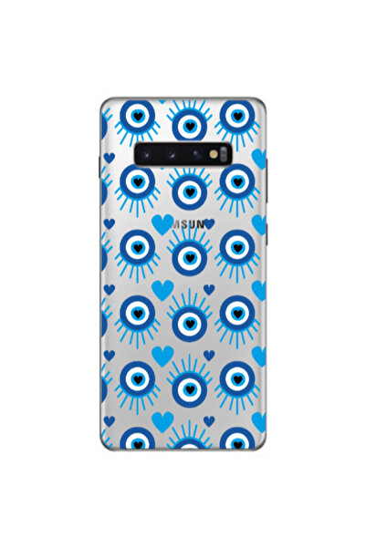Other Samsung S10 Plus Heart Eye Transparent Silicone TPU Θήκη