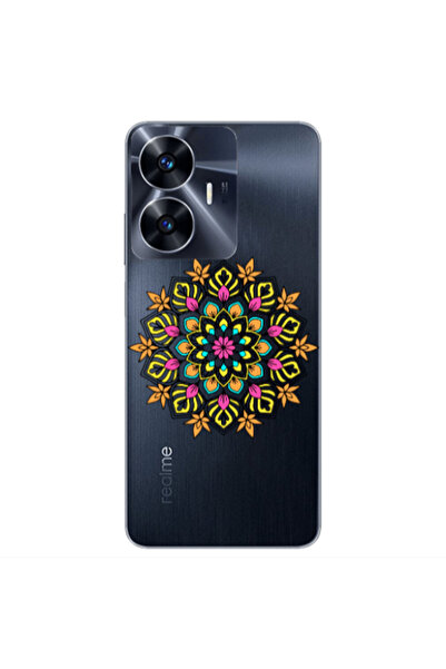 Other Realme Note 50 Mandala D6 Transparent Silicone TPU Θήκη