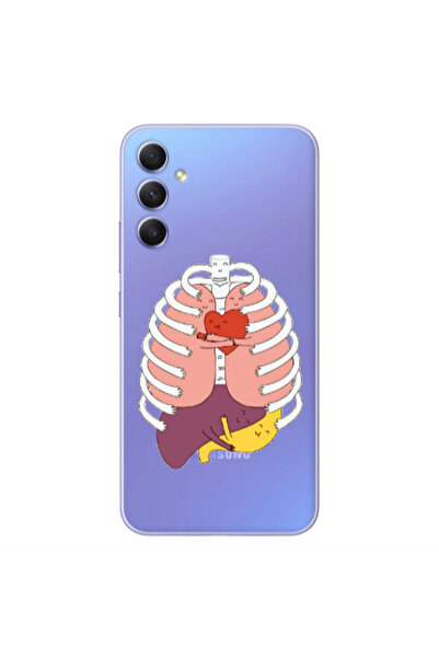 Other Samsung A25 Anatomy Transparent Silicone TPU Θήκη