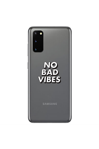 Other Samsung S20 No bad vibes Transparent Silicone TPU Θήκη