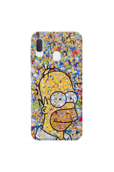 Other Samsung A20E Simpsons Transparent Silicone TPU Θήκη