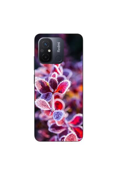 OEM Husa compatibila cu Xiaomi Redmi 12C Silicon Gel Tpu Model Flori Inghetate