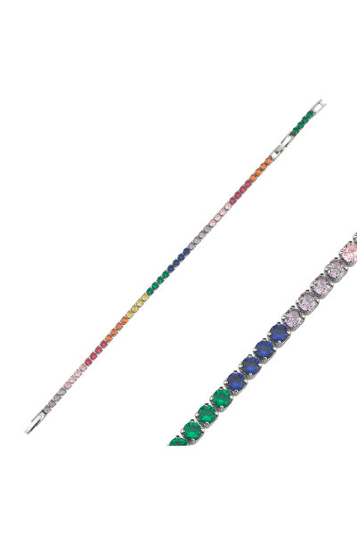 Merano Design 3mm Renkli Su Yolu Bileklik