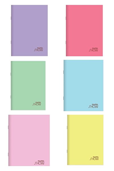 KESKİN COLOR ÇİZGİLİ DEFTER PP KAPAK PASTEL SHOW 100 YAPRAK A4