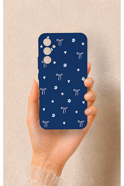 Vip Case Samsung A34 Uyumlu Mini Fiyonk Desenli Silikon Kılıf