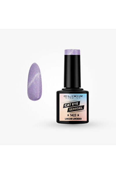 Elixir CAT EYE SEMI GEL (ΗΜΙΜΟΝΙΜΟ BΕΡΝΙΚΙ) - 1423 LANGUID LAVENDER 8ML