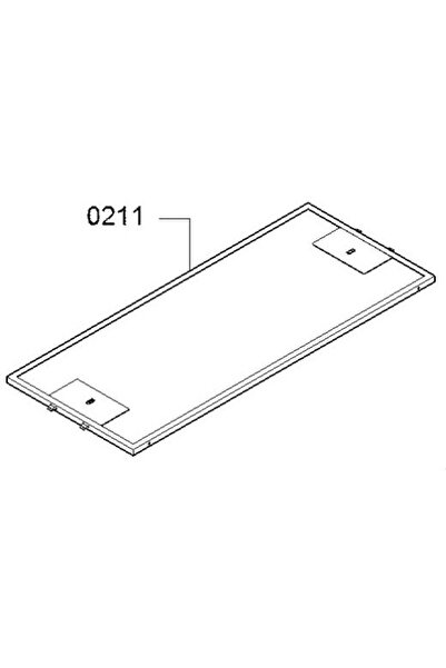 Bosch Filtru pentru grasime din otel inoxidabil 11063246