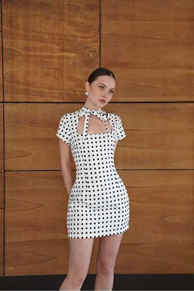 TOPSHOW Kadın Elbise D2978 KREM