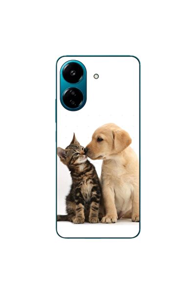 OEM Husa compatibila cu Xiaomi Redmi 13C 4G Silicon Gel Tpu Model Pisicuta Ca...