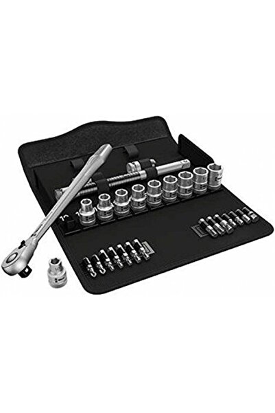 wera 1/2" ZYKLOP switch socket wrench set 28 pieces