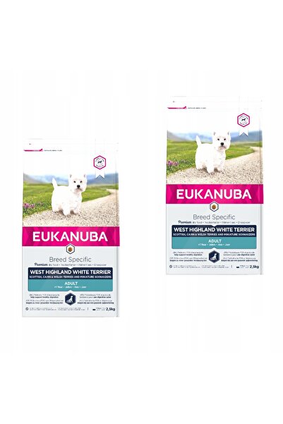 Other EUKANUBA Adult West White Terrier dog 2x2.5kg