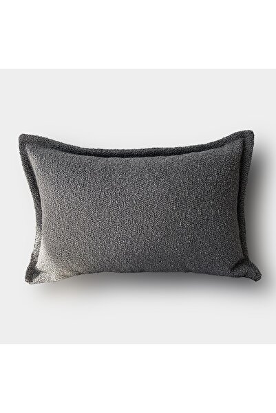 Lidoma Home "Grey" Dokulu Kırlent Kılıfı - 30x50