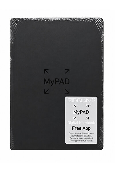 Fabriano Blocnotesul meu 20X13,5, 48 de pagini, liniat, lipit - Nero