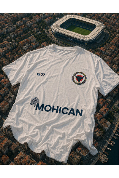 vova تي شيرت بشعار Bull 100% قطن للجنسين بتصميم 1907 Mohican Fan Design
