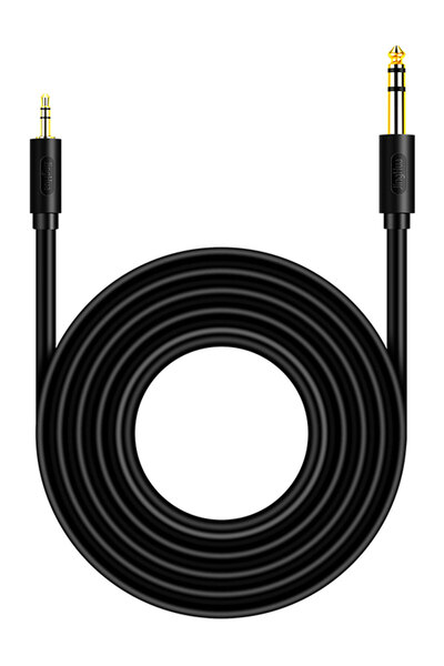 JINGHUA 3.5mm - 6.35mm Stereo Ses Kablosu 5 Metre, Amfi Mixer Hoparlör Gitar ...